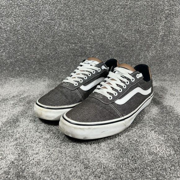 Vans Ward DX Mens Size 12 Gray Brown Casual Low Top Deluxe Comfort Skate Shoes - Picture 4 of 11